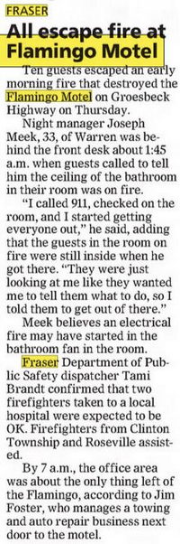 Flamingo Motel - Jan 18 2013 Article (newer photo)